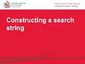IL UNIT2 - Constructing a search string