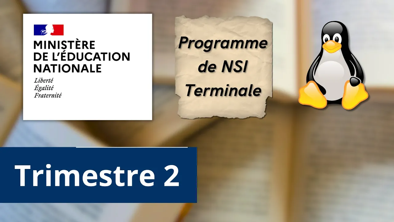 Le Programme De NSI En Terminale ! | Présentation Programme De NSI Trimestre 2