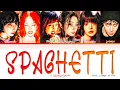 LE SSERAFIM(르세라핌) 'SPAGHETTI (English ver.)' Lyrics (Color Coded Lyrics)