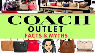Coach Outlet FACTS vs MYTHS What Shoppers Get Wrong