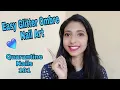 Easy Glitter Ombre Nail Art Using Sponge DIY Nail Art For Beginners