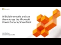 Form Processing Model - AI Builder App using PowerApps and Power Automate