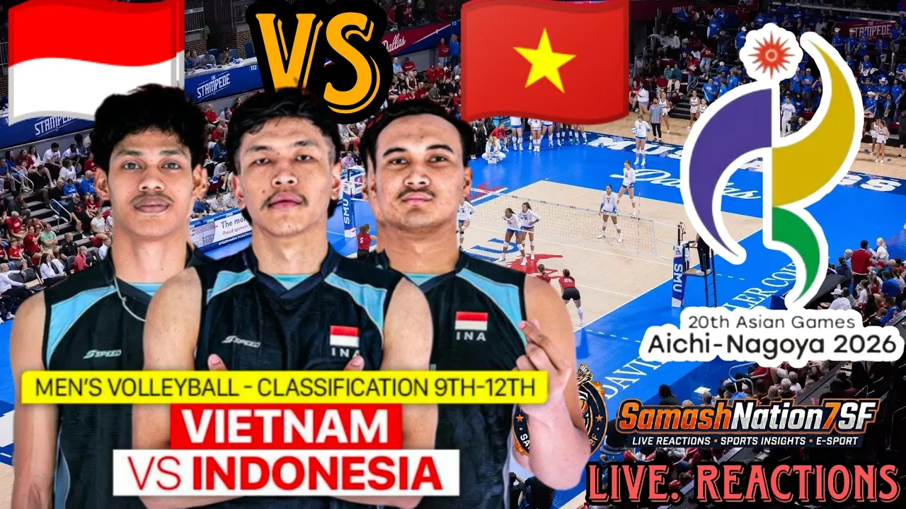 🔴Live. INDONESIA VS VIETNAM - Men's Volleyball Asian Games 2026 - Live Reaction 2026-10-02 11:30