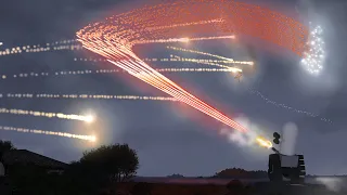 Mig-29 Shot Down by heavy C-RAM Fire! - Military Simulation - ArmA 3