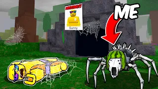 I Became the SPIDER MONSTER in 99 Nights in the Forest