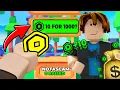 Would You Risk 10 Robux For 1 000 Robux