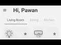 Home automation application demo IoT application in flutter