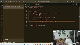 Solving All LeetCode Problems with PYTHON - 118 Pascal s Triangle