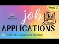 Filling out Job Applications - Vocational Lesson 6