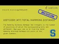 Leetcode 477 Total Hamming Distance