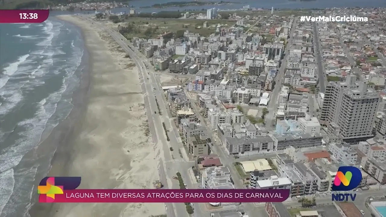 Laguna conta com diversas atrações para a folia de Carnaval