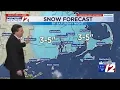 WPRI 12 Weather Forecast 26 Accumulating Snow Saturday Bitter Cold