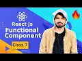 React Js Tutorial in Hindi Urdu - Functional Component