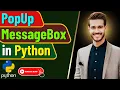 PopUp Python Message Box How to Create Message box in Python Tkinter GUI