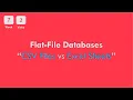 7-2 CS50x In Arabic - Flat-File Databases CSV Files