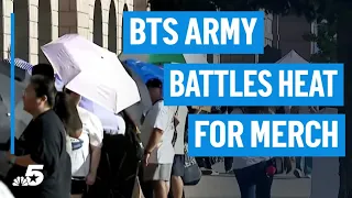 K-pop fever takes over North Texas with hundreds of BTS fans lined up for merch NBCDFW