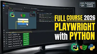 Playwright with Python Full Course 2026 Automation Testing Tutorial for Beginners to Advanced