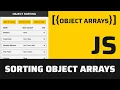 Sorting Object Arrays in JavaScript