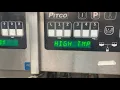Pitco fryer high temp error