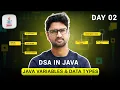 Java Variables and Data Types DSA in JAVA Vishwa Mohan