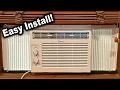 How to Install Midea 5000 BTU Window Air Conditioner Model MAW05M1WWT AC Real-Time Installation