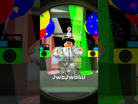 my neighbour was celebrating the roblox 20th birthday anniversary 🥳💀 #roblox #shorts