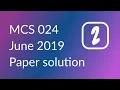 Cookie Session inheritance polymorphism MCA MCS 024 Jun 19 paper solution PART 2