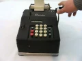 Precisa Adding Machine Antique 102-1 Rare Vintage Works Hermes