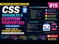 CSS Variables Custom Properties Explained Modern CSS Tutorial for Beginners