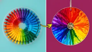 🏫✨ Craft Your Own Rainbow-Themed School Supplies and Vibrant Craft Projects