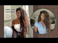 HOW TO Layered Faux Loc Tutorial Goddess Locs