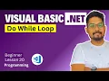 Learning Do While Loop in VB NET - Visual Basic NET Tutorial