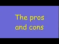 The pros and cons meaning