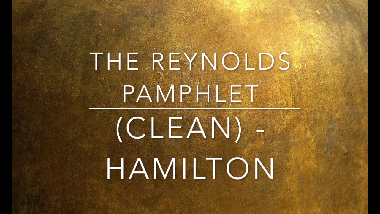 The Reynolds Pamphlet (clean) Hamilton