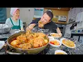 Best Korean Food HUGE BONE HOTPOT 5 Must Eat Foods in Seoul