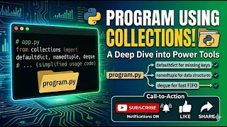 program in python using collections module orderedDict
