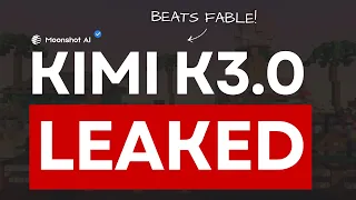 Kimi K3 Just Leaked and It s Already Beating The Best Models