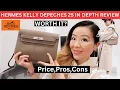 HERMES KELLY DEPECHES IN DEPTH REVIEW Hermes kelly depeches 25 pouch price pros cons worth it