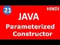 Parameterized Constructor in java Part-21 Constructor Overloading Tech Talk Tricks
