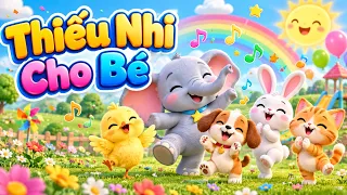 LIÊN KHÚC THIẾU NHI ✿ NHẠC CỦA BÉ || Ca Nhạc Thiếu Nhi Mầm Chồi Lá Vui Nhộn Sôi Động