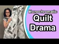 Scrappy Strip Quilt Monochromatic Quilt Tutorial