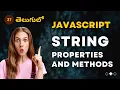 JavaScript String Properties Methods - 37 JavaScript 4K