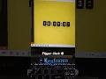 Flipper Clock HTML CSS JavaScript