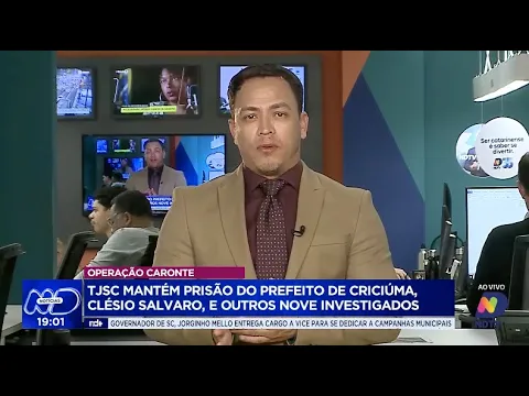 TJSC mantém prisão do prefeito Clésio Salvaro e nove outros na Operação Caronte