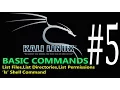 05-Kali Linux Command line tutorial List File Directories Permissions commands ls ls - l HINDI URDU