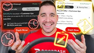 DoorDash Dasher Earn By Time vs Earn Per Offer COMPLETE Guide 2025