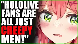 Hololive and get blasted with insane claims from other parts of Reddit