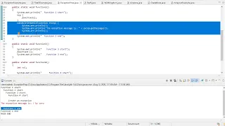 Exception Propagation in Java