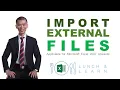 Uncut Webinar Import External Excel Files Excel Sifu