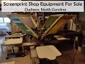Screenprint Equipment For Sale in NC